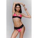 Balconette bikini top, Lin - Neon Fiesta, Sarda 3600323-NEF