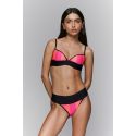 Balconette bikini top, Lin - Neon Fiesta, Sarda 3600323-NEF