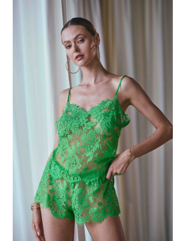 Ensemble Caraco & Short Dentelle, Appoline, Marjolaine 3APO4001/5002-0039