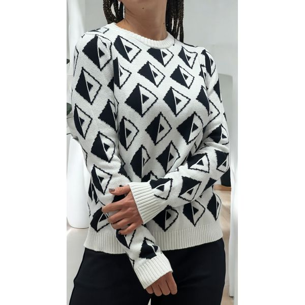 Pull, Levico - Blanc Jacquard, Max Mara LEVICO-004