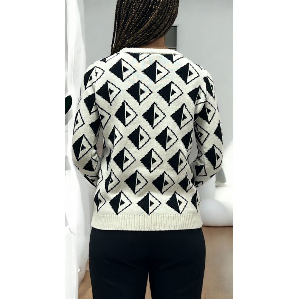 Pull, Levico - Blanc Jacquard, Max Mara LEVICO-004