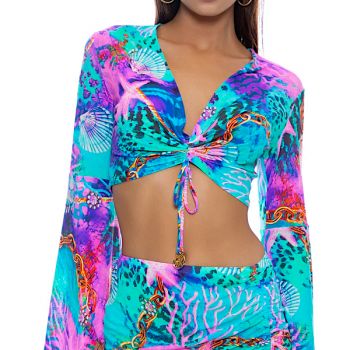 Crop Top, Treasure, Luli Fama L806J73-111 2