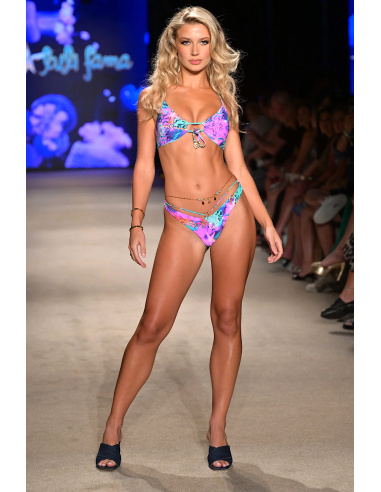 Bas de Maillot De Bain String avec Strass, Treasure, Luli Fama L806J22-111