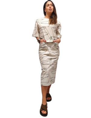 Robe, Carmine - Sable Palmiers, Max Mara CARMINE-002 2