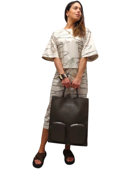 Robe, Carmine - Sable Palmiers, Max Mara CARMINE-002