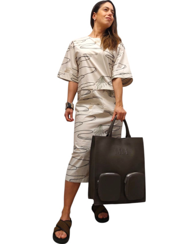 Robe, Carmine - Sable Palmiers, Max Mara CARMINE-002