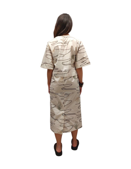Robe, Carmine - Sable Palmiers, Max Mara CARMINE-002