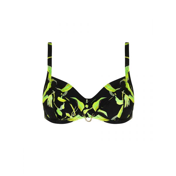Fitted demi-cup bra, Fleurs de Nuit - Luciole, Lise Charmel ABB3588-NL