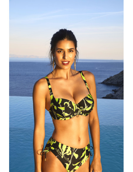 Fitted demi-cup bra, Fleurs de Nuit - Luciole, Lise Charmel ABB3588-NL