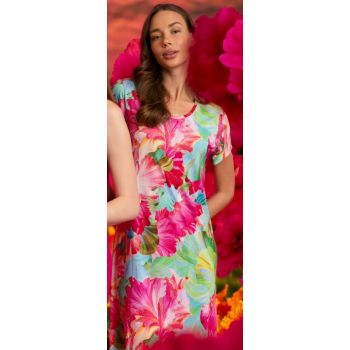 Robe de Plage Manches Courtes, Admas 61327-000253