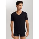 Short-Sleeved V-Neck T-Shirt, Clean Cut, Hanro 073251-0019