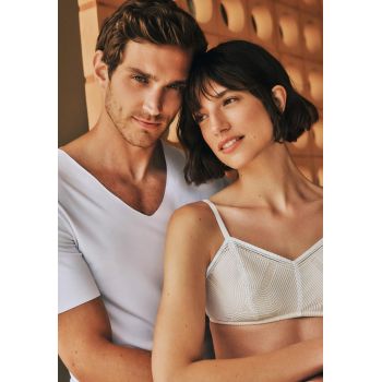 Tee Shirt Manches Courtes, Clean Cut, Hanro 073251-0101 2