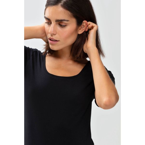 Short-sleeved Tee Shirt, Superfine Organic, Mey 26815-3