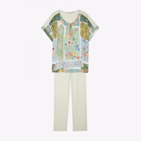 Chemise de Nuit, Esterel, Le Chat ESTEREL902-VERTDEAU