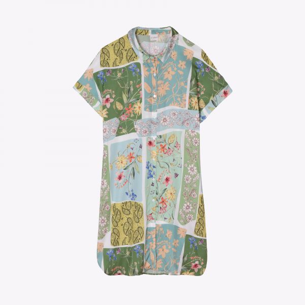 Shirt, Esterel, Le Chat ESTEREL905-WATER GREEN