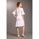 Robe Courte Manches Courtes, Holly, Iconique IC25-018-WHITE
