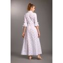 Long Dress with 3/4 Sleeves, Camilla, Iconique IC25-046-WHITE