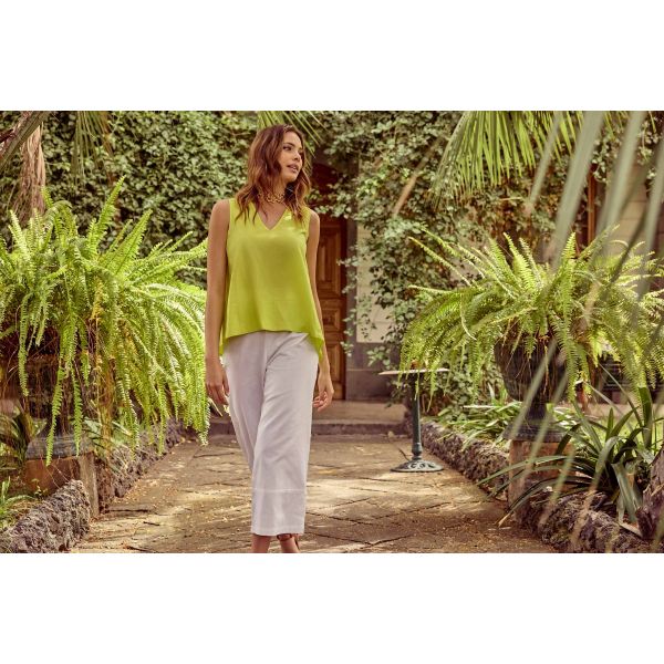 Leg Pants, Lucy, Iconique IC25-084-WHITE