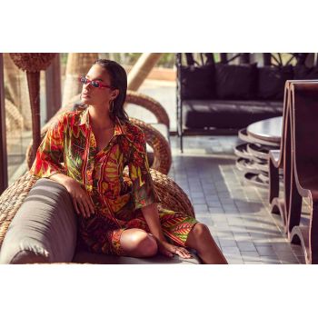 Liquette Boutonnée Manches 3/4, Romina, Iconique IC25-102