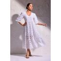 Long Dress, Alicudi, David DB25-003-WHITE