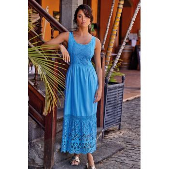 Long sleeveless, Bali, David DB25-007-BLUE