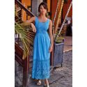 Long sleeveless, Bali, David DB25-007-BLUE