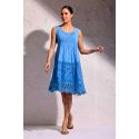 Short Dress, Ponza, David DB25-006-BLUE