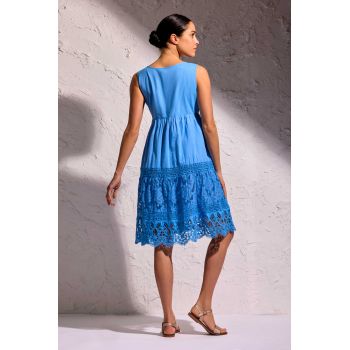 Short Dress, Ponza, David DB25-006-BLUE 2