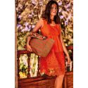 Short Dress, Ponza, David DB25-006-ORANGE