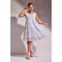 Short Dress, Ponza, David DB25-006-WHITE