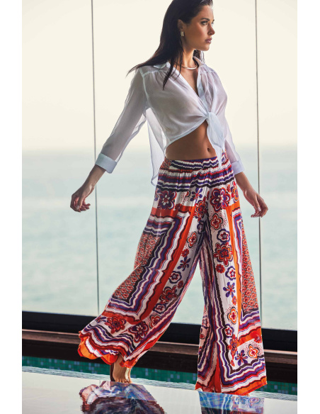 Chemisier Manches longues, Sophie, David DB25-060-WHITE