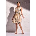 Sleeveless Shirt Dress, Elsa, David DB25-086
