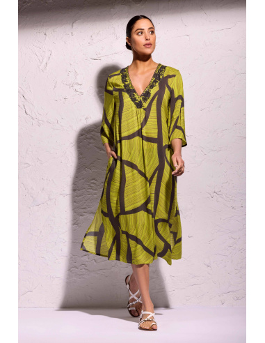 Caftan, Kim, David DA25-131-LIME