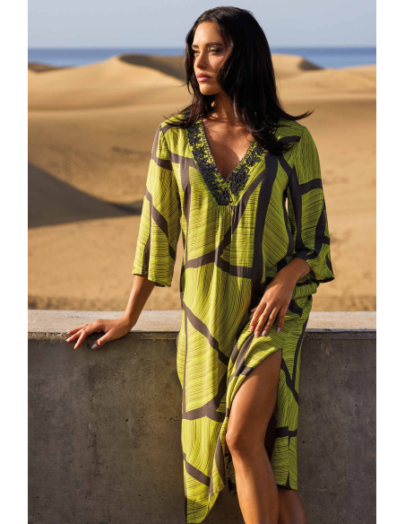 Caftan, Kim, David DA25-131-LIME