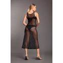 Robe Longue en Maille Sans Manches, Nicole, Vacanze Italiane VI25-158-BLACK