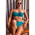 Two-Piece Bandeau Bikini, Agape,  Miradonna MI25-005-SMERALDO