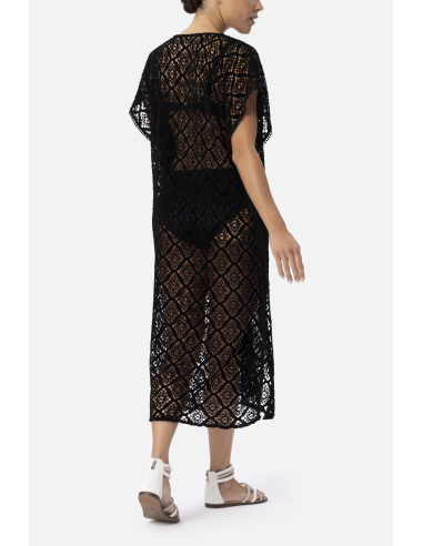 Long Caftan, Carla,  Miradonna MI25-052-BLACK