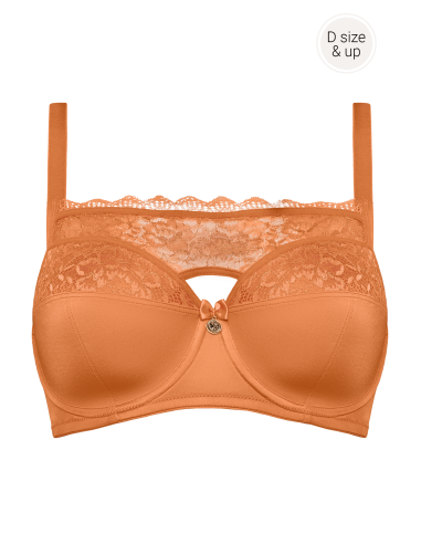 Balconnet plongeant DàF, Carita Roscoral Rose Orange, Marlies Dekkers 371101