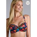 Haut Maillot de Bain Balconnet DàF, Thalassa-Print Blue, Marlies Dekkers 372201