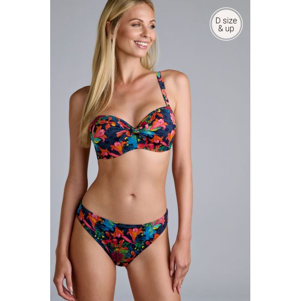 Haut Maillot de Bain Balconnet DàF, Thalassa-Print Blue, Marlies Dekkers 372201