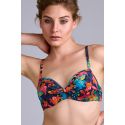 Haut Maillot de Bain Balconnet BàE, Thalassa-Print Blue, Marlies Dekkers 37221
