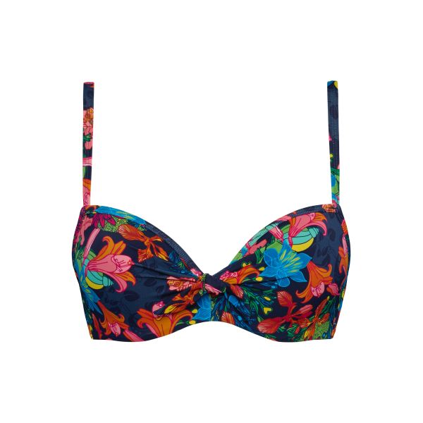 Haut Maillot de Bain Balconnet BàE, Thalassa-Print Blue, Marlies Dekkers 37221