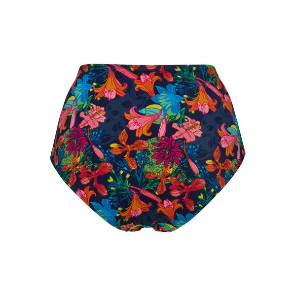 Bas de Maillot de Bain Taille Haute, Thalassa-Print Blue, Marlies Dekkers 37224