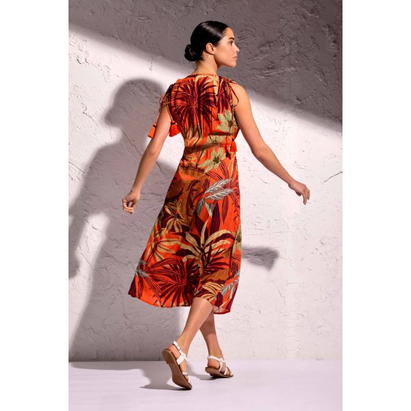 Robe Longue Sans Manches, Megan Midi, David DA25-069