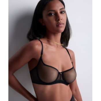 Soutien-Gorge Corbeille, Sheer Emotion, Aubade 4MF14-BLAK