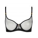 Half Cup Bra, Sheer Emotion, Aubade 4MF14-BLAK