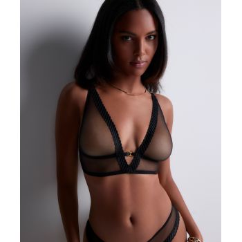 Soutien-Gorge Triangle, Sheer Emotion, Aubade 4M10-BLAK