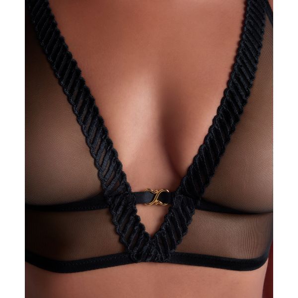 Soutien-Gorge Triangle, Sheer Emotion, Aubade 4M10-BLAK