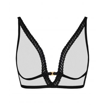 Triangle Bra, Sheer Emotion, Aubade 4M10-BLAK 2