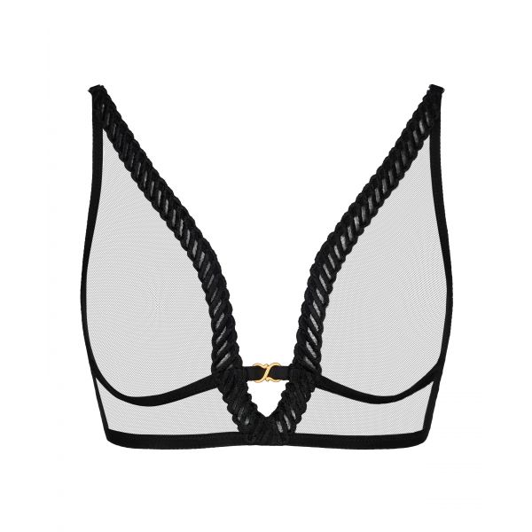 Soutien-Gorge Triangle, Sheer Emotion, Aubade 4M10-BLAK